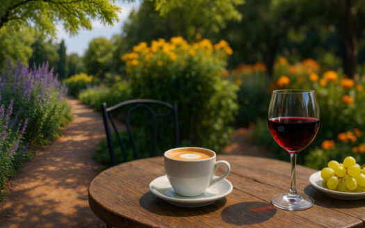 Where-Pasadena_Featured Image_ Cup of coffee and wine glass