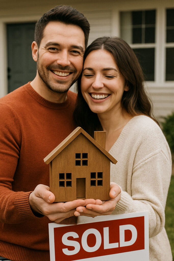Takeaways for Buyers and Sellers— couple buyng a home