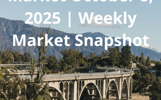 Featured Image_Pasadena Housing Market October 8, 2025 | Weekly Market Snapshot